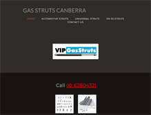 Tablet Screenshot of gasstrutscanberra.com